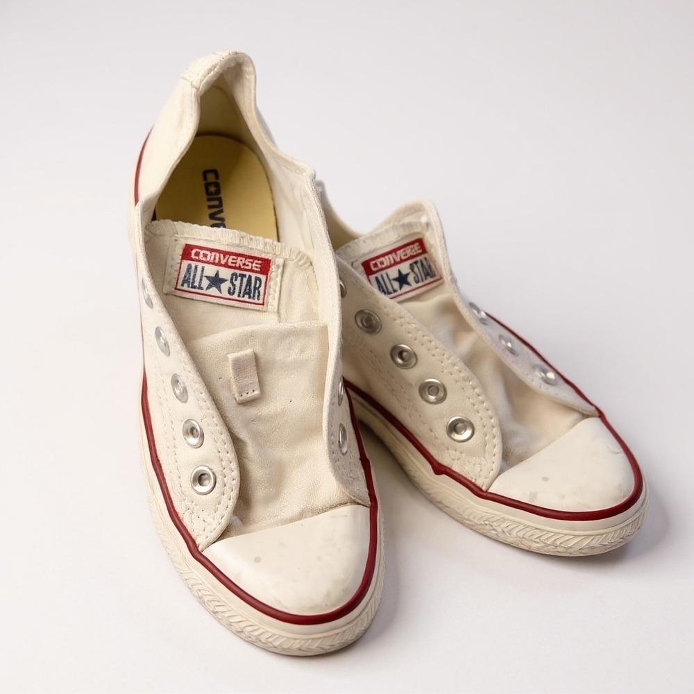 Converse All Star Low Top Sneakers White Casual Shoes W7 M5